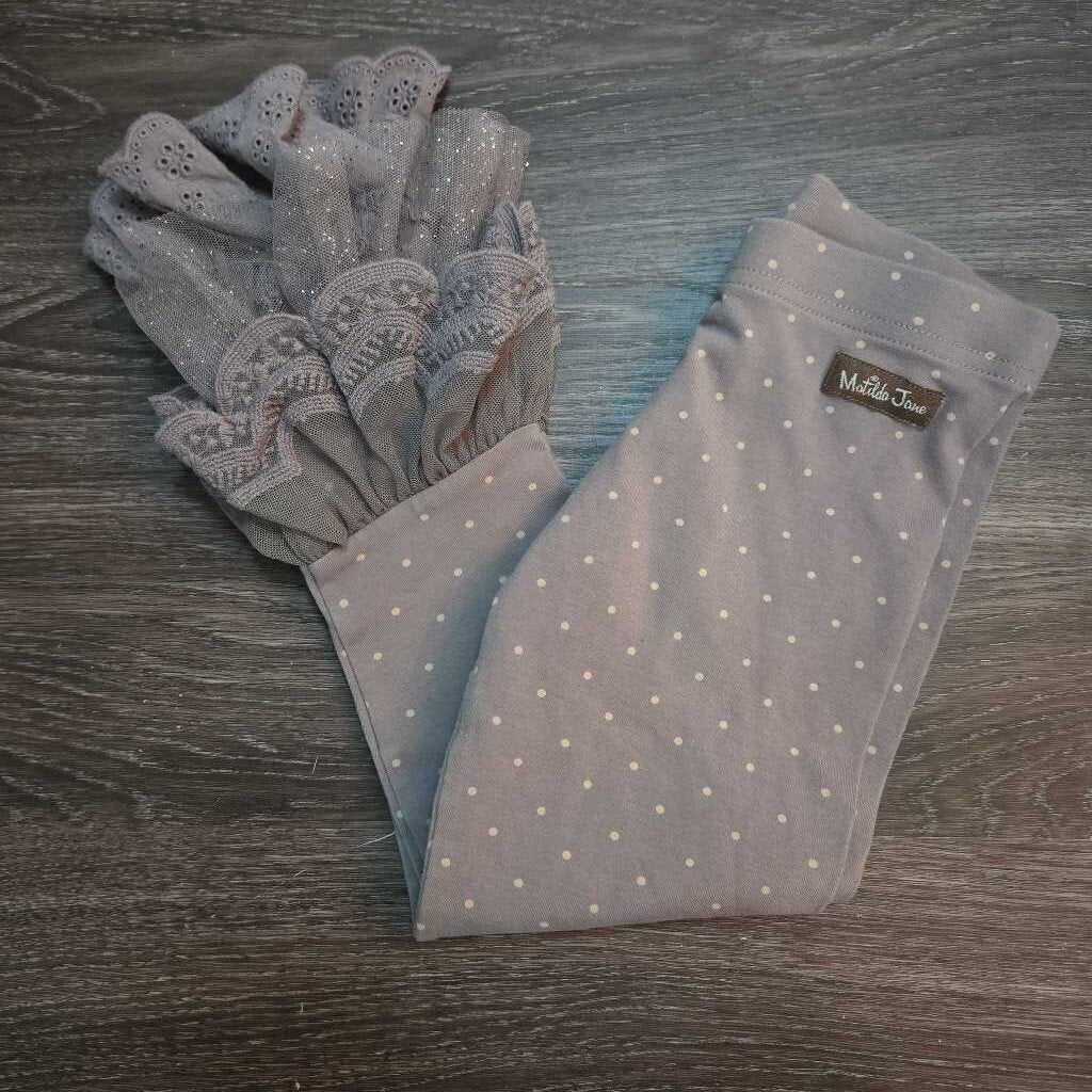 Matilda Jane Edie Lace Polka Dot Print Benny Leggings