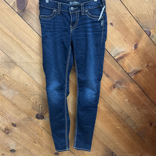 Silver Suki Jeans