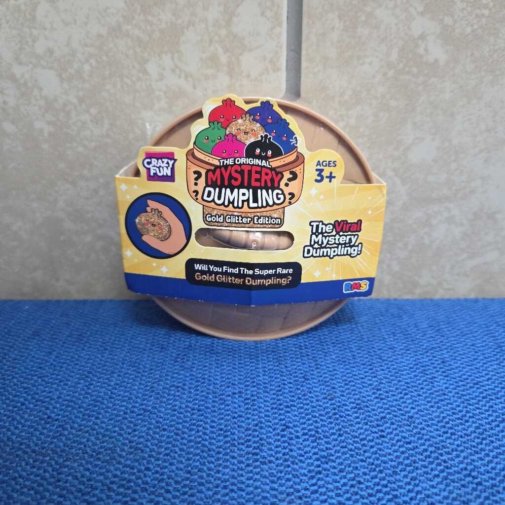New RMS Dumpling Gold Glitter Squishy
