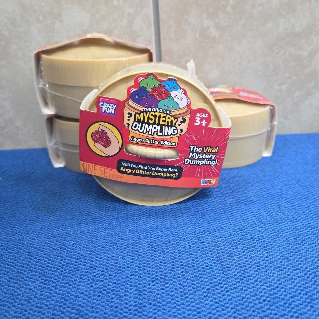 New RMS Dumpling Angry Glitter Squishy