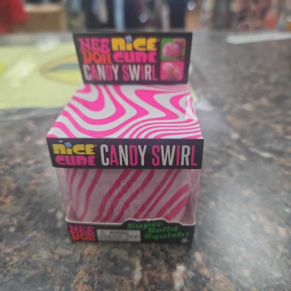New Needoh Nice Cube Candy Swirl Squishy