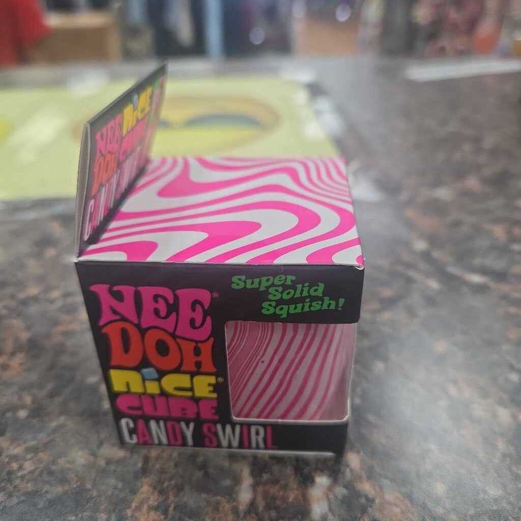 New Needoh Nice Cube Candy Swirl Squishy