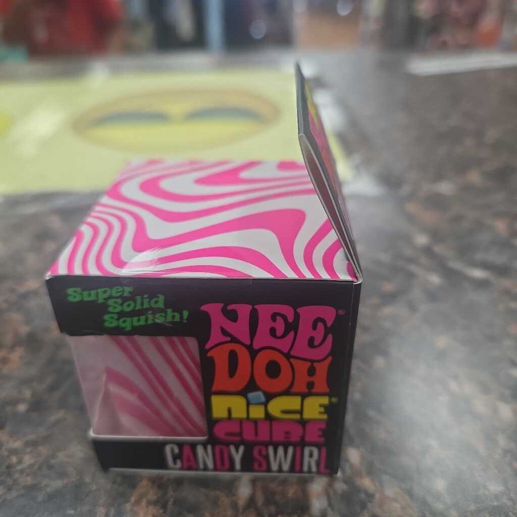 New Needoh Nice Cube Candy Swirl Squishy