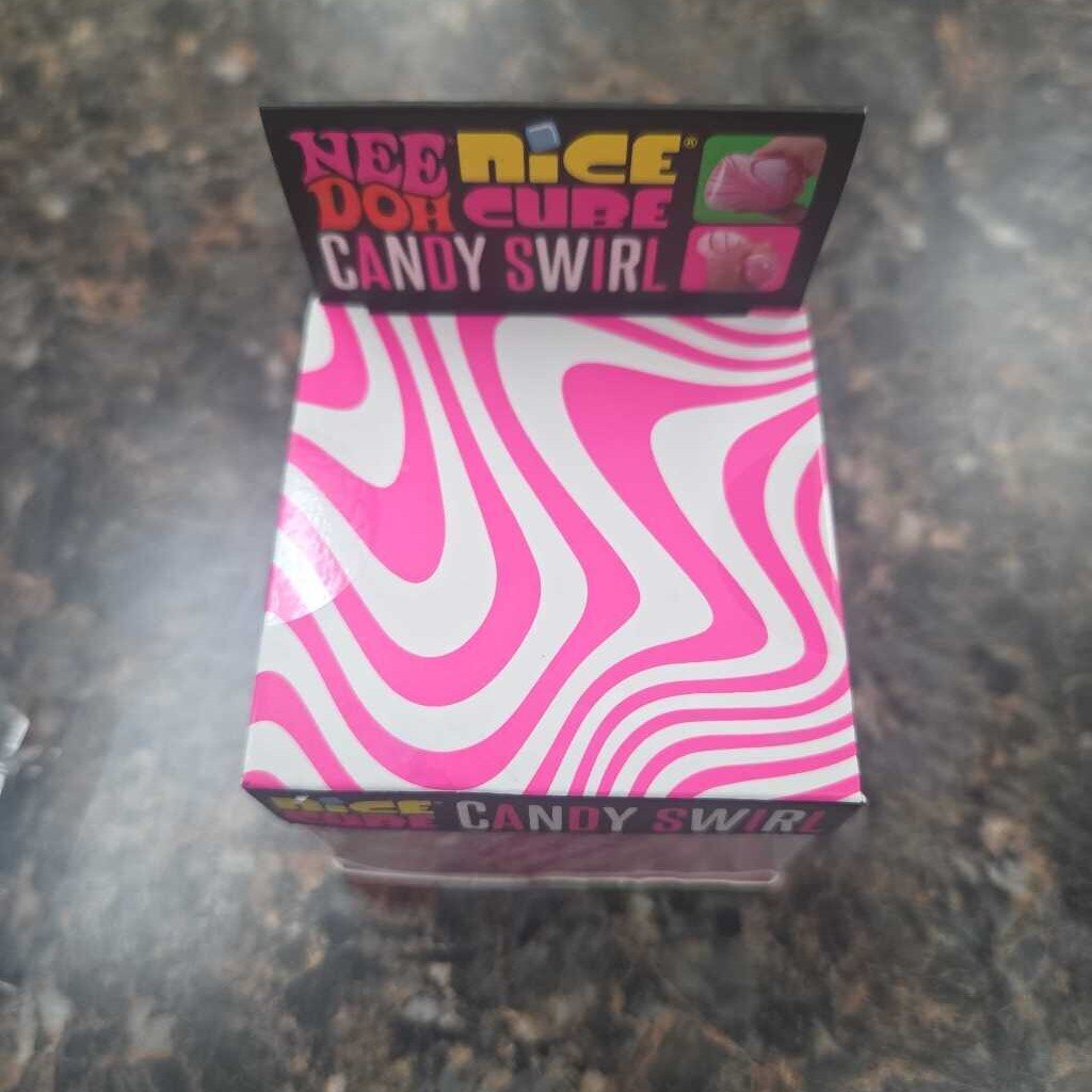 New Needoh Nice Cube Candy Swirl Squishy