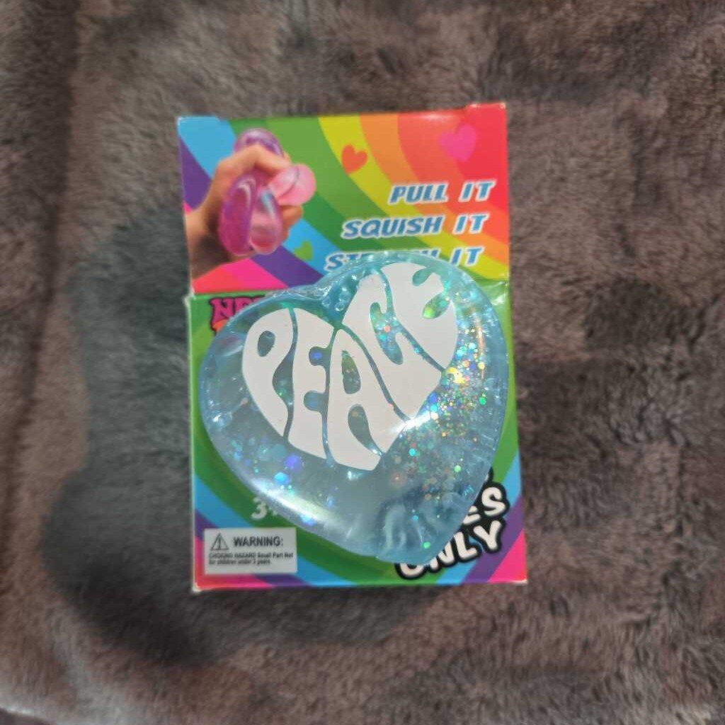 New Good Vibes Only Heart Squishy Peace