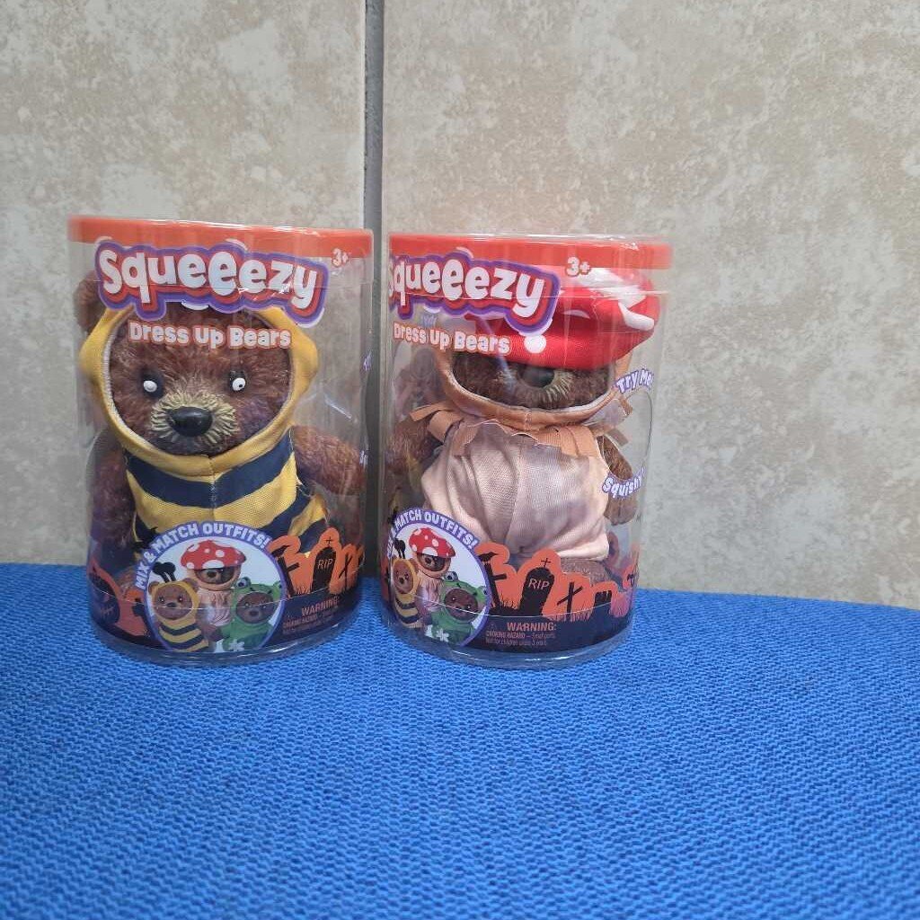 New Squeeezy Dress Up Bear Squishy